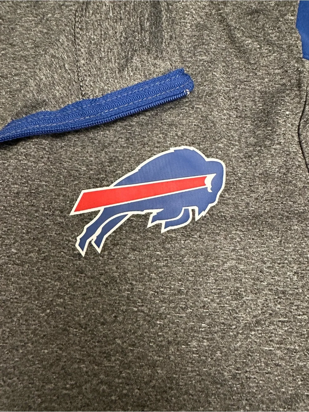 NFL Team Apparel Buffalo Bills Youth XL 18-20 Quarter-Zip Active Pullover Shirt